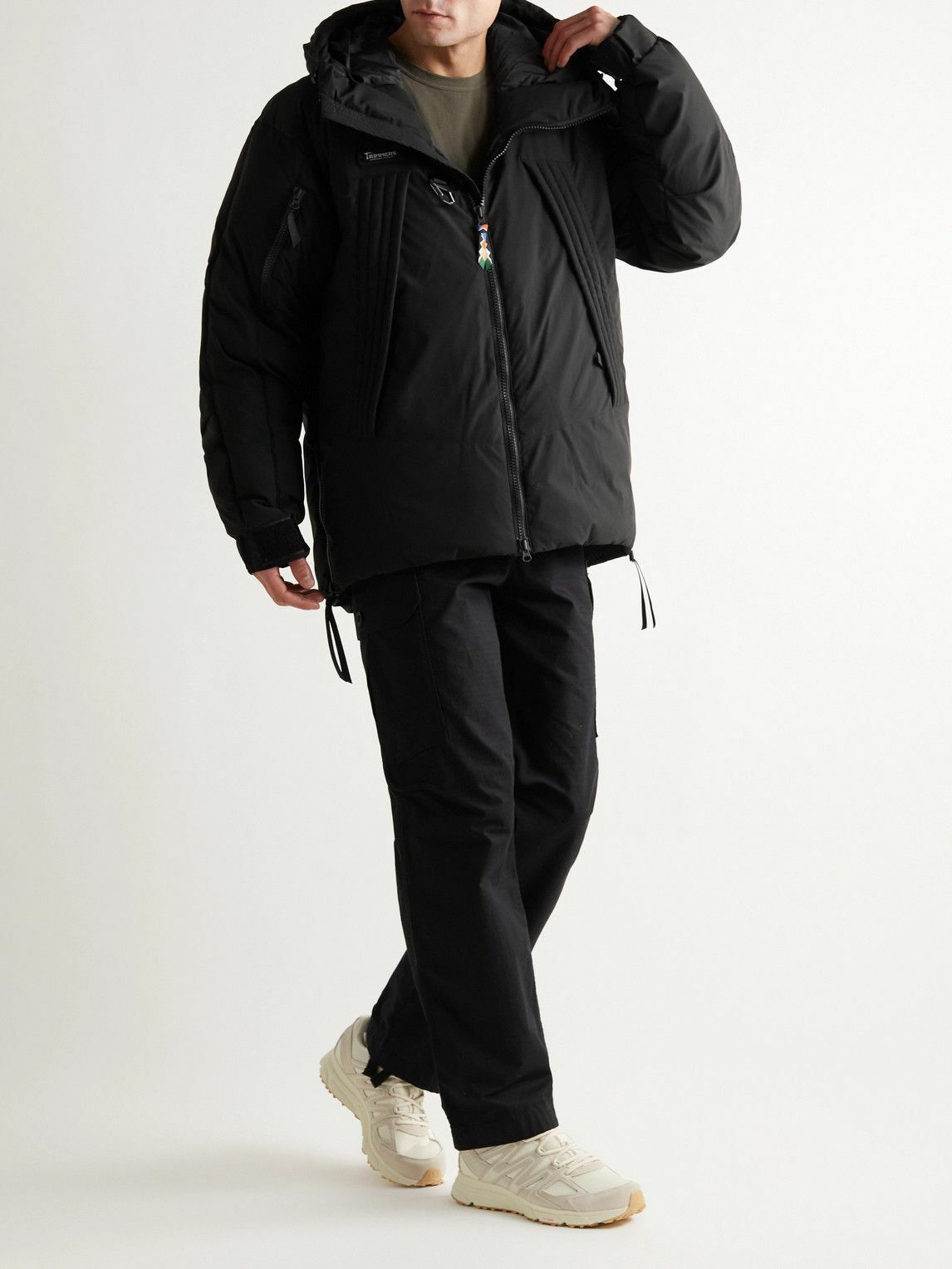 MANASTASH - Monster 700 Padded Shell Hooded Jacket - Black Manastash