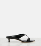 Jimmy Choo Emery leather thong sandals