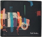Paul Smith Black Artist Stripe Wallet