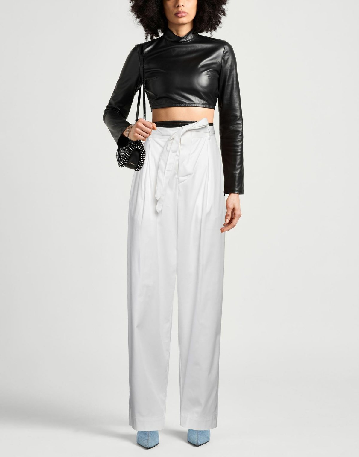 Laneus Womens Pants in White