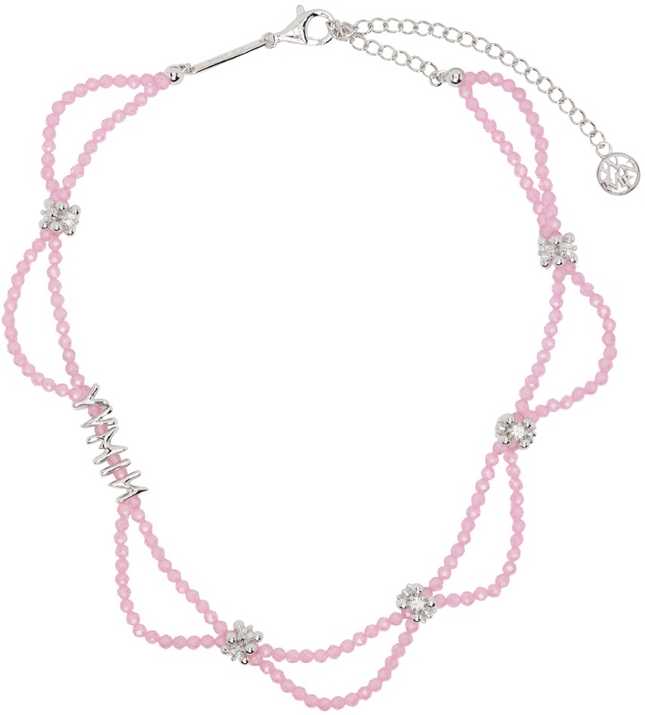 Photo: YVMIN Pink Double Beaded Necklace