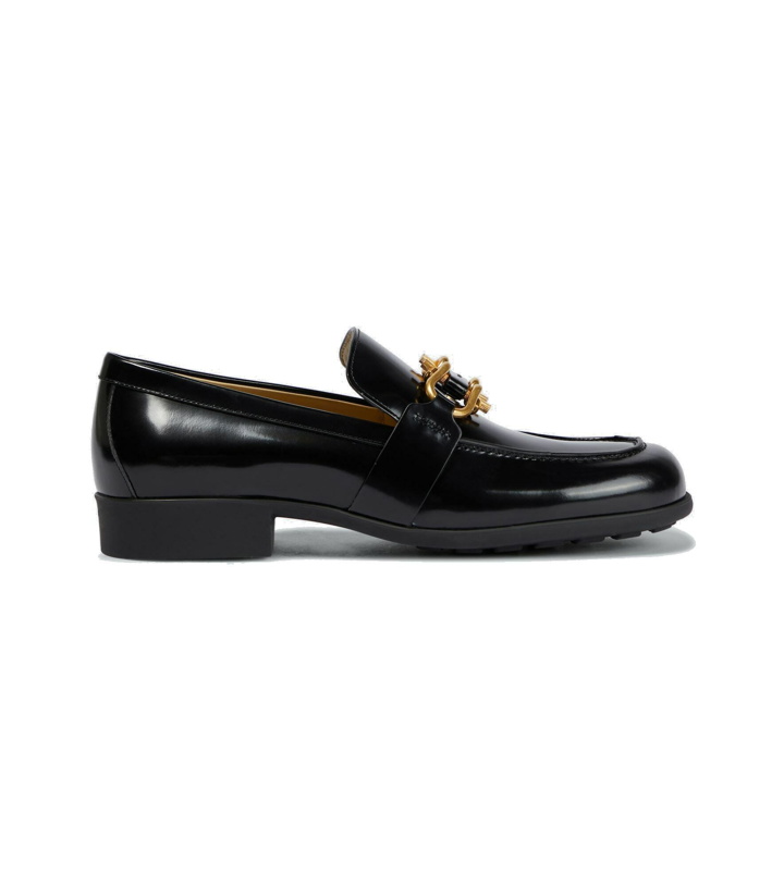 Photo: Bottega Veneta - Monsieur leather loafers