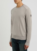 Belstaff Kerrigan Wool Jumper Light Grey