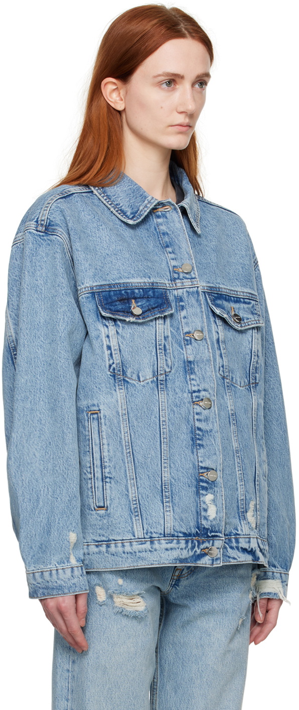 ANINE BING Blue Rory Denim Jacket ANINE BING