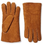 Hestra - Shearling Gloves - Men - Brown