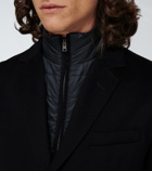 Herno - Layered cashmere overcoat