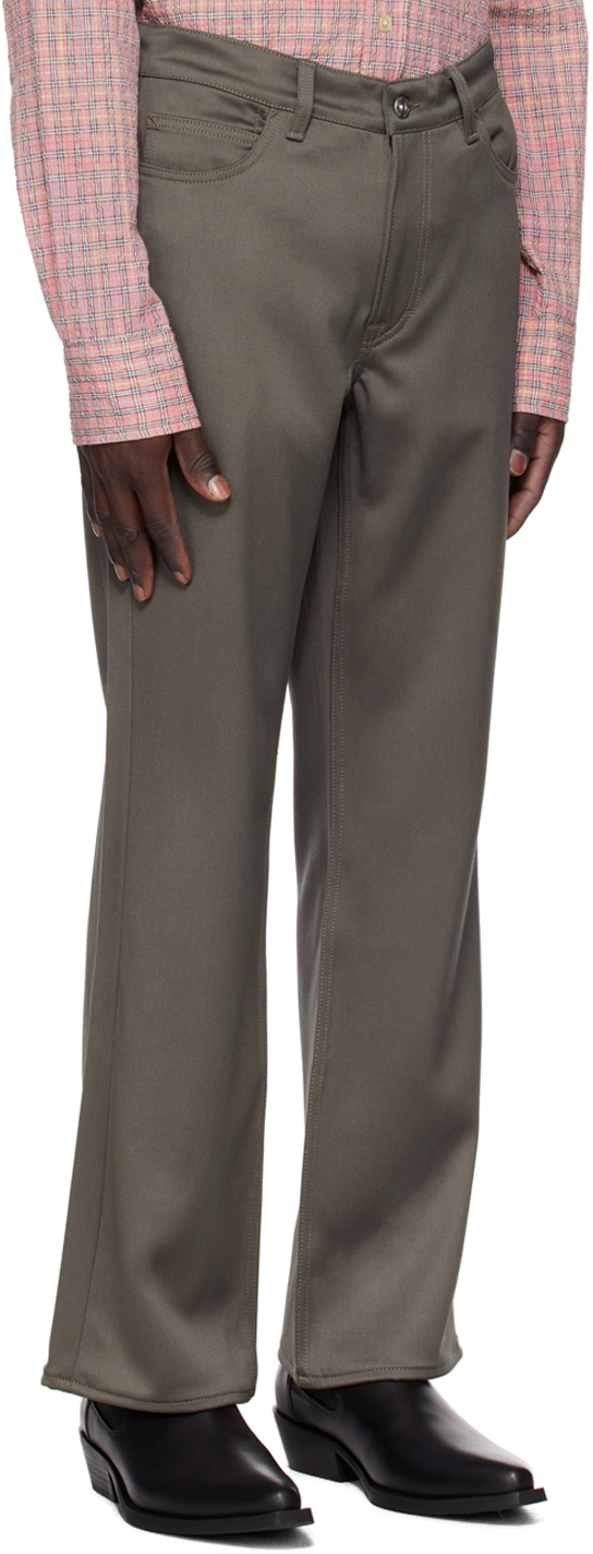 パンツ our legacy 70s cut Grey Exquisite Wool Our Legacy Gray 70s Cut Trousers Our Legacy