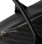 Bottega Veneta - Intrecciato-Embossed Leather Holdall - Black