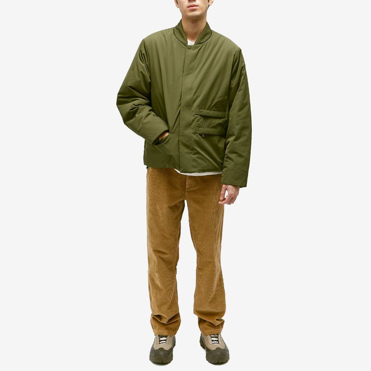 Norse Projects Men's Ryan Military Bomber Jacket in Army Green