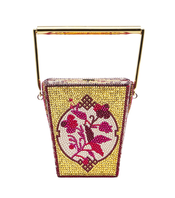 Photo: Judith Leiber Couture Take Out Box embellished clutch