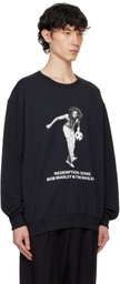 WACKO MARIA Black Bob Marley Crewneck Sweatshirt
