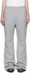Who Decides War Gray Thread Plate Sweatpants
