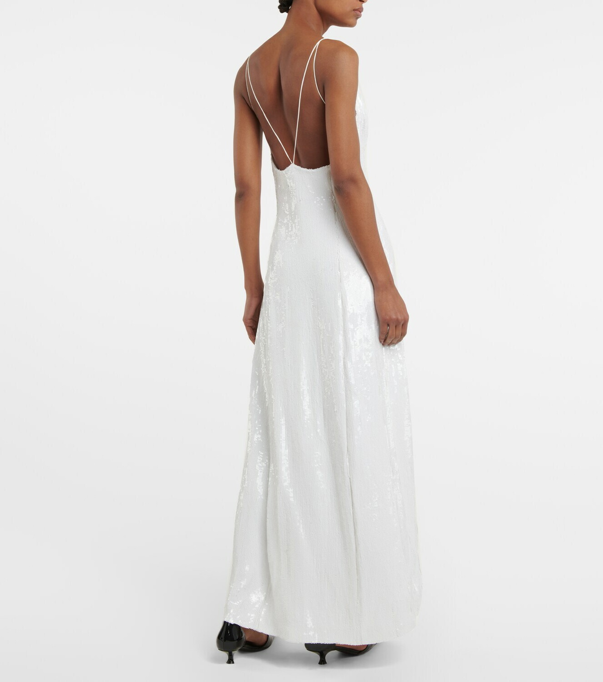 Khaite - Carina sequined slip dress