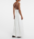 Khaite - Carina sequined slip dress