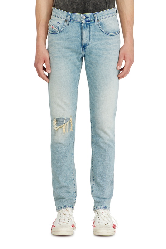 Photo: Diesel Slim Jeans Regular Waist 2019 D-Strukt - Jeans Mens in Blue