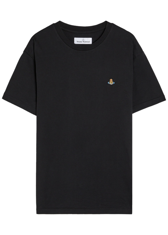 Photo: Vivienne Westwood Classic Logo Stretch-cotton T-shirt Black