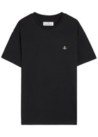 Vivienne Westwood Classic Logo Stretch-cotton T-shirt Black