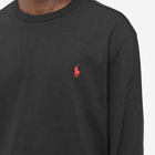 Polo Ralph Lauren Men's Heavyweight Long Sleeve T-Shirt in Polo Black