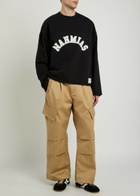 Nahmias Oversized Cargo-twill Cargo Trousers Sand