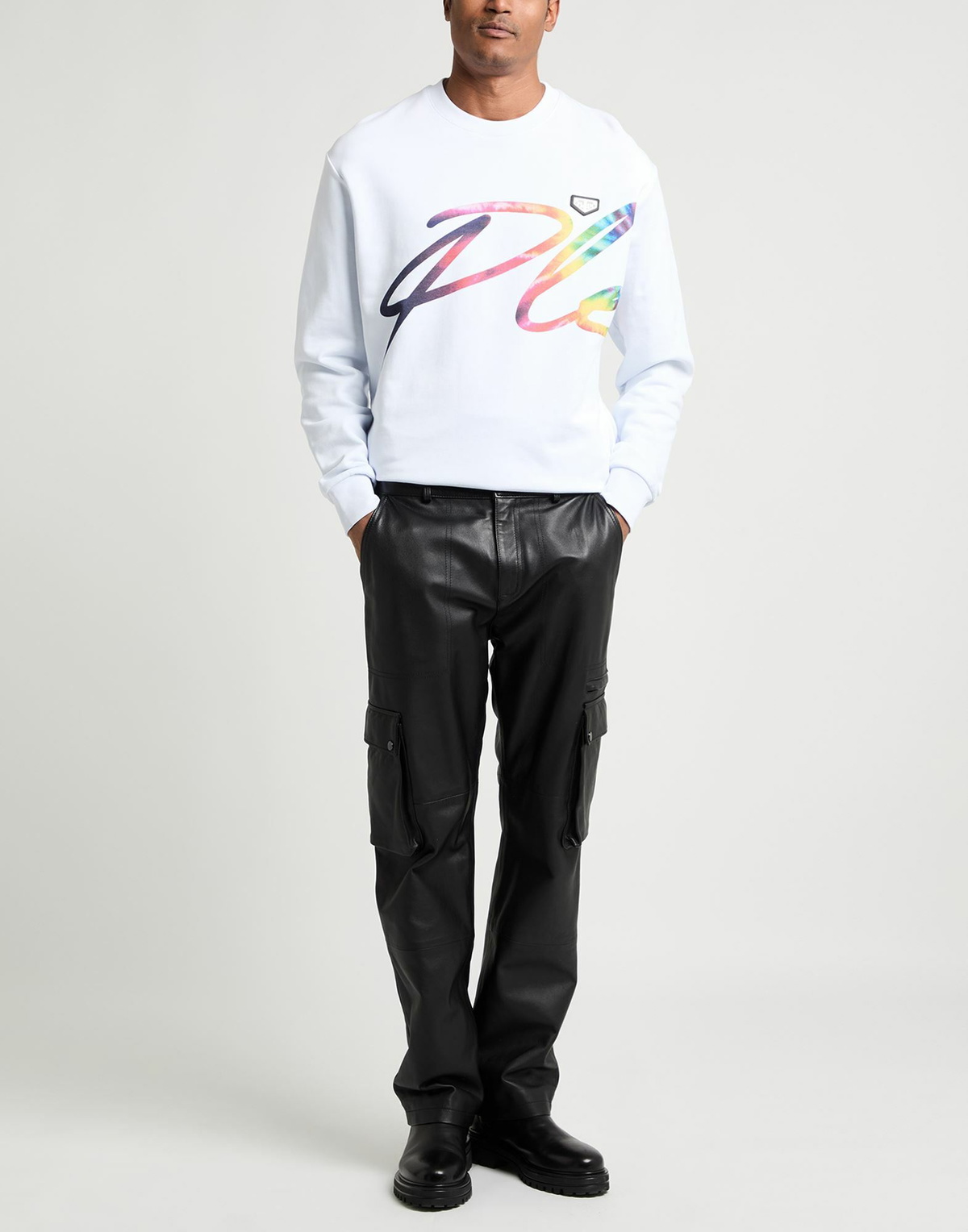 Philipp Plein Mens Sweatshirt in White