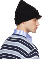 Marni Black Cotton Beanie