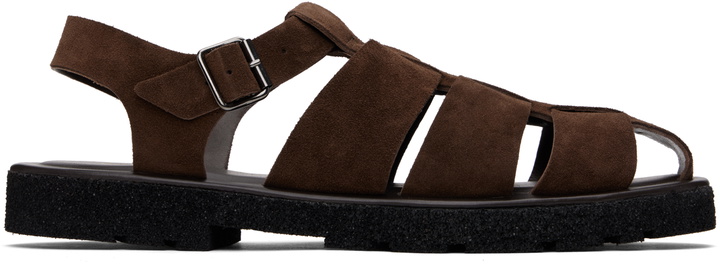 Photo: Paul Smith Brown Suede Sandoval Fisherman Sandals