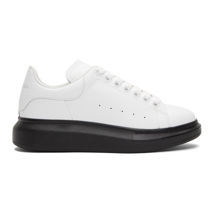 Photo: Alexander McQueen White and Black Oversized Sneakers