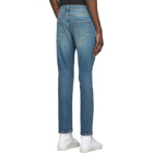 Saint Laurent Blue Skinny 5 Pocket Jeans