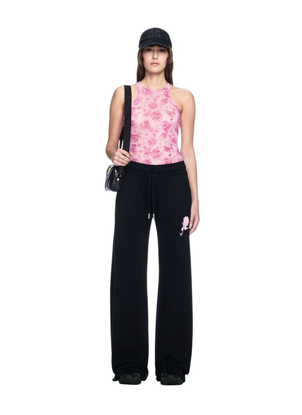 Photo: OFF WHITE Off Stamp Roses Mesh Tank Top