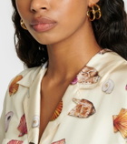 Chloé Marcie hoop earrings
