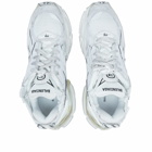 Balenciaga Men's Runner Sneakers in White