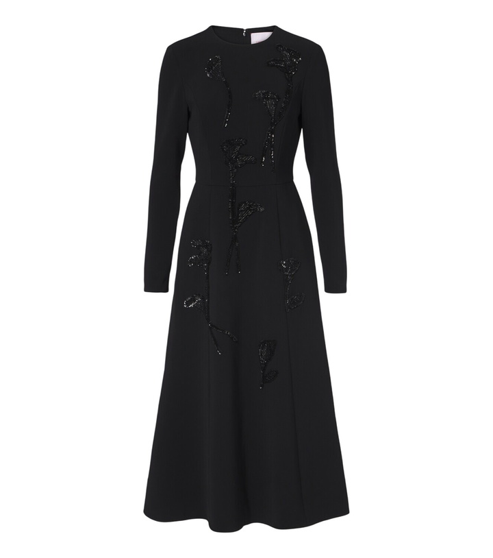 Photo: Carolina Herrera Embellished midi dress