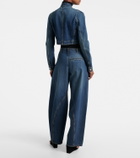 Alaïa Cropped denim jacket