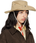 Jil Sander Beige Fishing Beach Hat