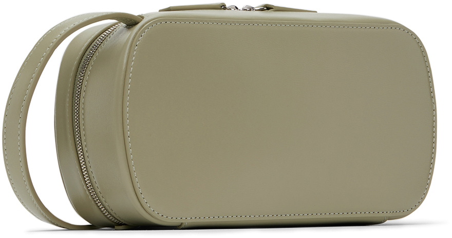 Jil Sander Green Small Tradition Bag Jil Sander