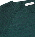 Sunspel - Mélange Wool Sweater - Green