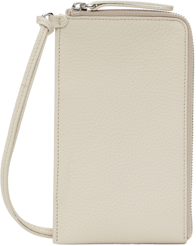 Photo: Maison Margiela Off-White Leather Phone Pouch