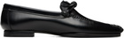 HEREU Black Aresta Pointy Loafers