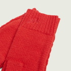 Damson Madder Women's Cable Knit Mittens in Red