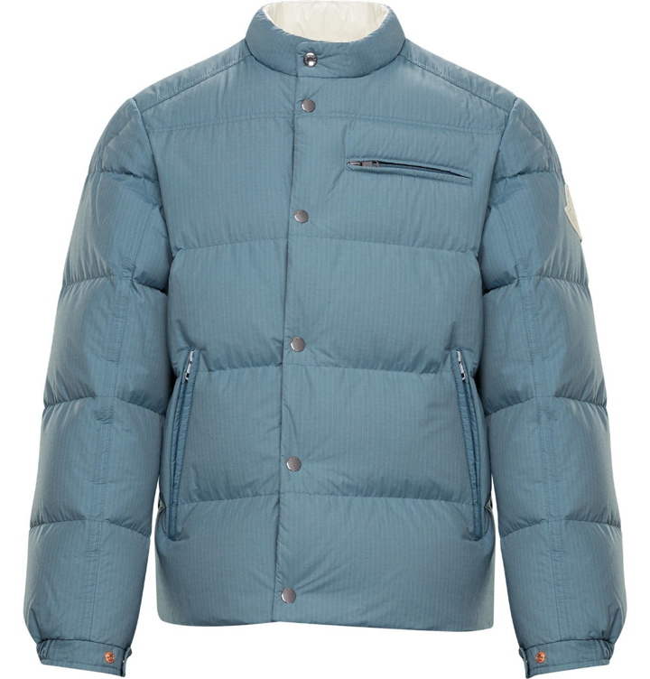 Photo: Moncler Genius - 2 Moncler 1952 Beardmore Quilted Cotton-Blend Shell Down Jacket - Blue