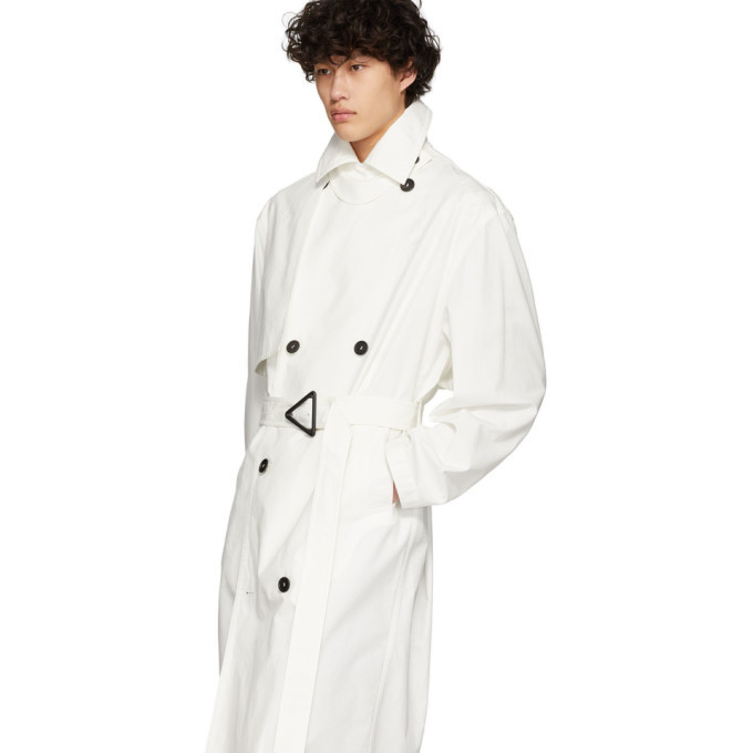 White trench clearance coat male