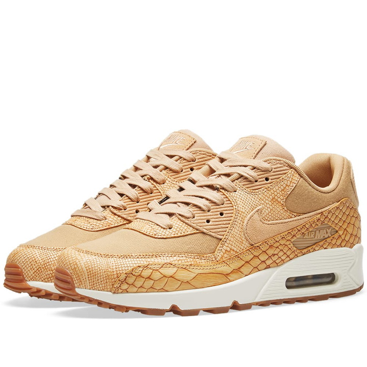 Photo: Nike Air Max 90 Premium Leather Brown