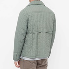 Craig Green Men's Quilted Worker Jacket in Light Green