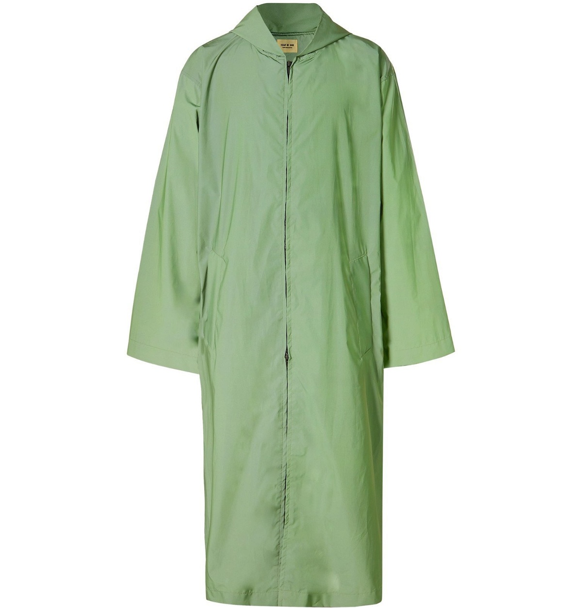 Photo: Fear of God - Reflective Nylon Hooded Raincoat - Green