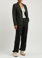 Wales Bonner Iris Wool-blend Blazer Grey