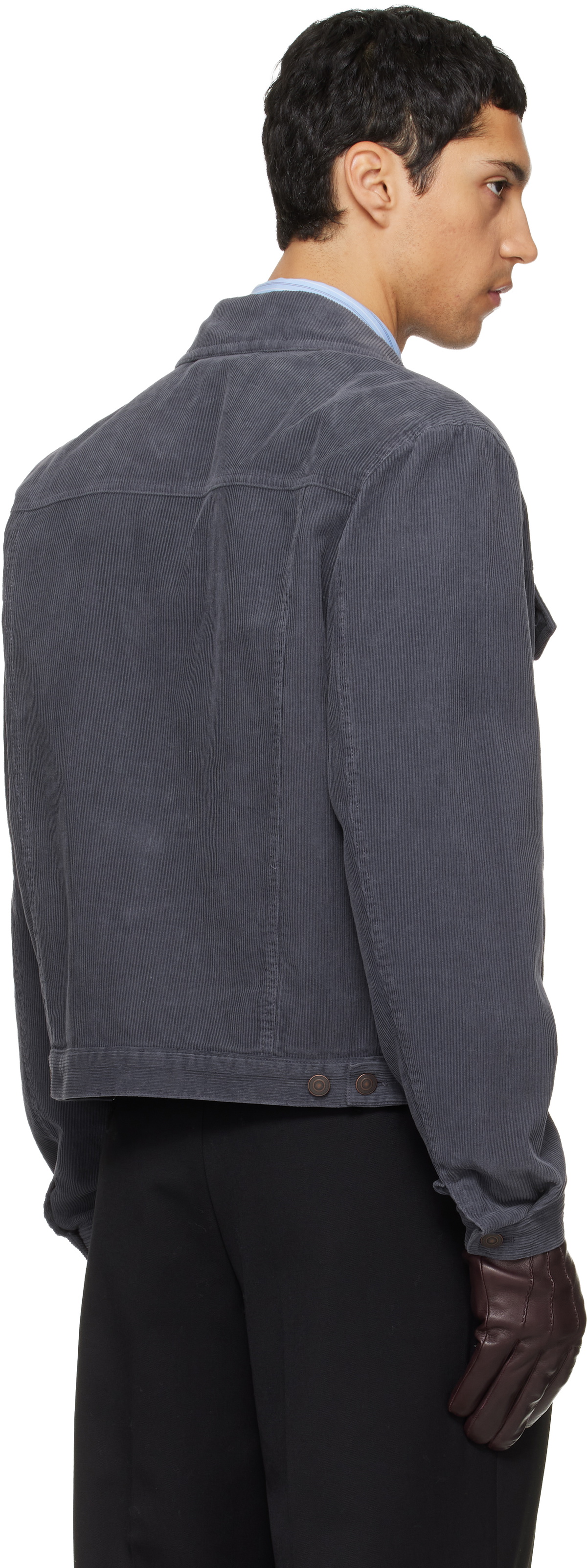 TONYWACK Purple Washed Corduroy Type-3 Trucker Jacket