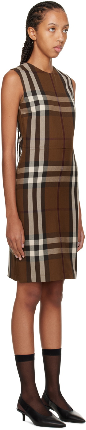 Burberry Brown Macy Midi Dress