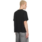 We11done Black Glitter Logo T-shirt