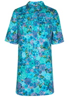 Chloe Floral Print Stretch-cotton Dress Multicoloured