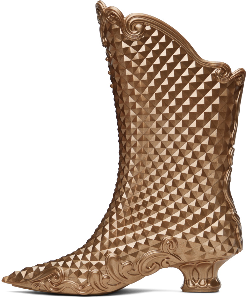 Y/Project Gold Melissa Edition Court Boots